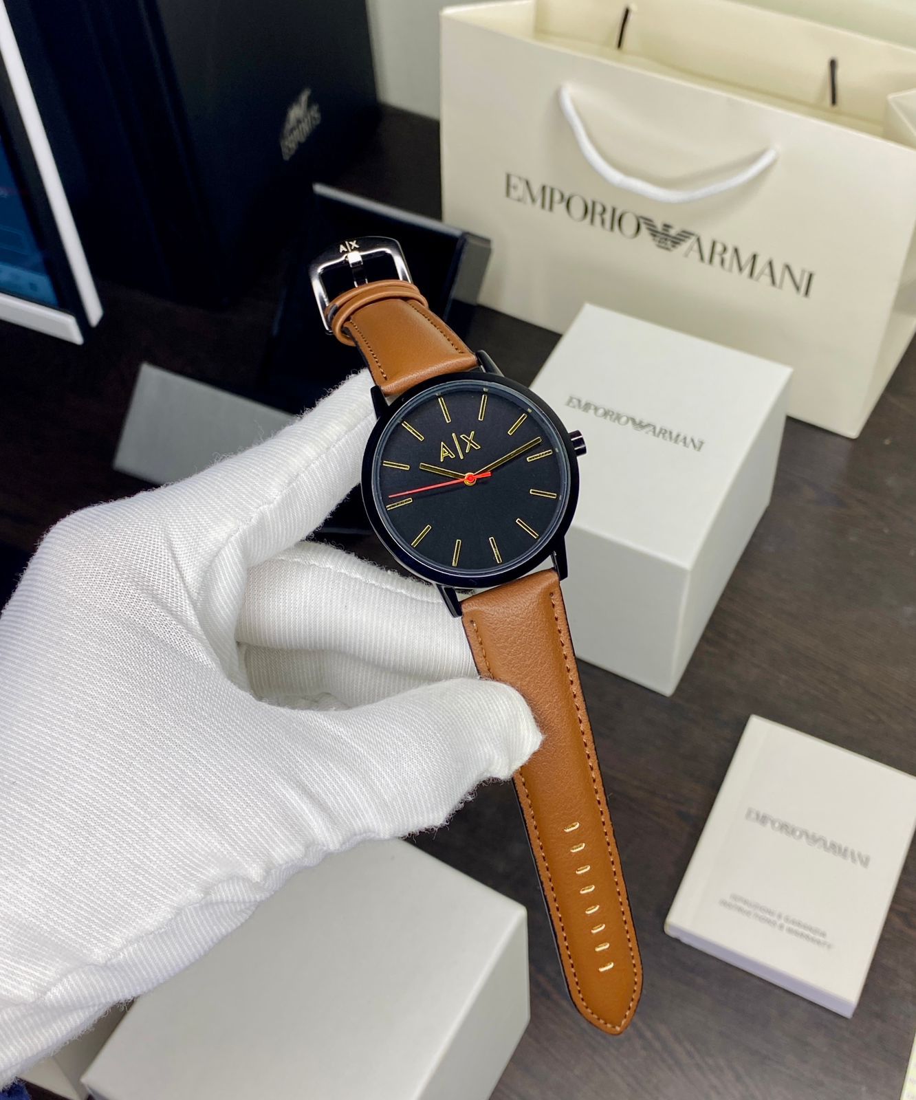 ARM___NI EXCHANGE CAY__DE MEN’S QUARTZ WATCH