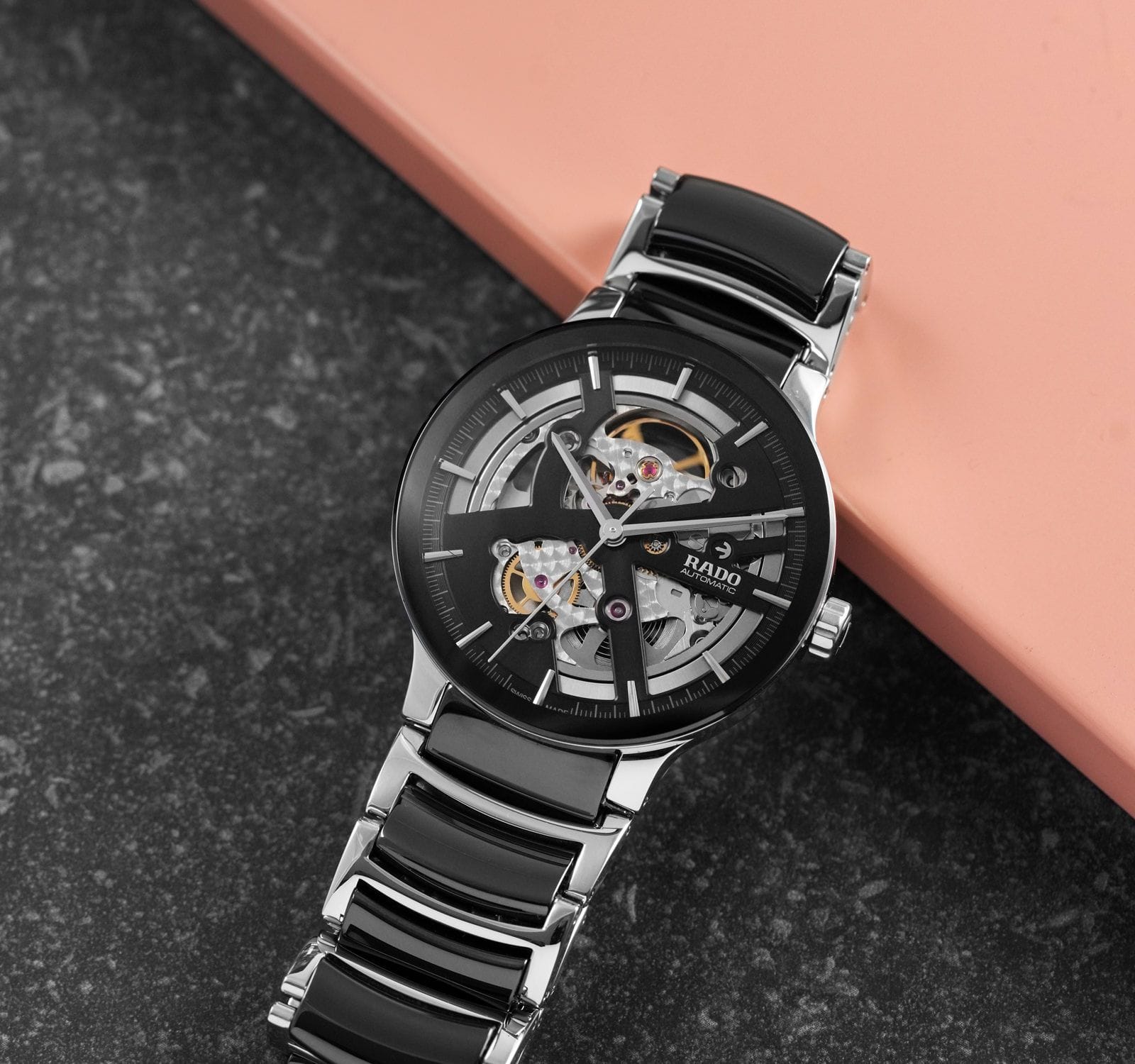 luxury Black Silver watch 8210